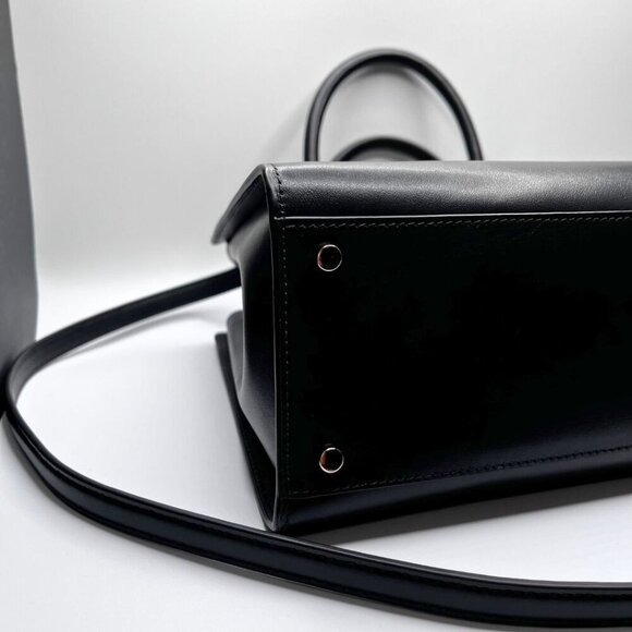 NWT KATE SPADE REEGAN SMOOTH LEATHER SATCHEL BAG IN BLACK - 0S - Picture 10 of 13